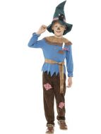  Patchwork Scarecrow Boy's Fancy Dress Costume