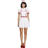 Fever Bed Side Nurse Costume, with Dress