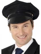 Chauffeur Hat Black Taxi Driver Limo