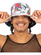 90s Graffiti Bucket Hat