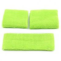 NEON YELLOW HEADBAND SWEATBAND WRISTBANDS