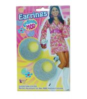     eBay     >     Jewellery & Watches     >     Costume Jewellery     >     Earrings  Mod Girl Earrings 60s 70s Glitter Silver Earrings Swirl Costume Jewellery