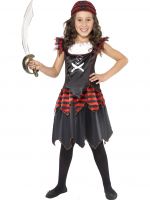 Pirate Skull & Crossbones Girl Costume