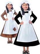 Childs Victorian Girl Fancy Dress Costume