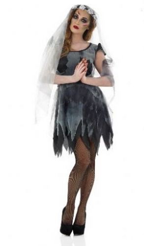 Black Corpse Bride Short Costume