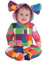 Elmer the Patchwork Elephant - Baby Costume